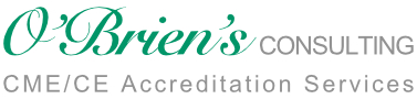 Logo for O'Briens Consultancy, CME/CE Accreditation Services